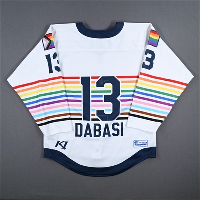 Reka Dabasi - Game-Worn Autographed Pride Jersey - Worn March 10, 2023 vs. Buffalo Beauts