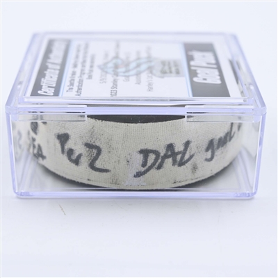 Thomas Harley - Dallas Stars - Goal Puck - May 9, 2023 vs. Seattle Kraken - 2023 Stanley Cup Playoffs - Round 2, Game 4 (Kraken Logo) 