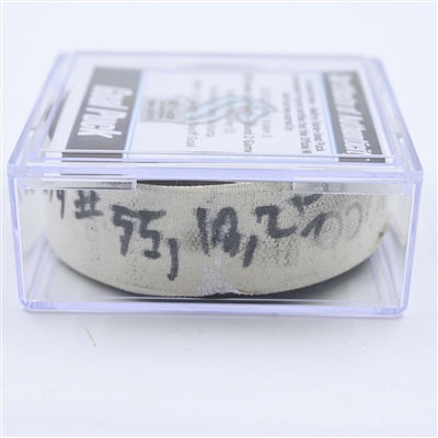 Thomas Harley - Dallas Stars - Goal Puck - May 9, 2023 vs. Seattle Kraken - 2023 Stanley Cup Playoffs - Round 2, Game 4 (Kraken Logo) 