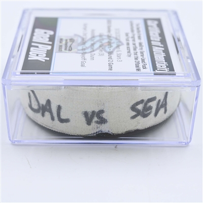 Tye Kartye - Seattle Kraken - Goal Puck - May 13, 2023 vs. Dallas Stars - 2023 Stanley Cup Playoffs - Round 2, Game 6 (Kraken Logo) 