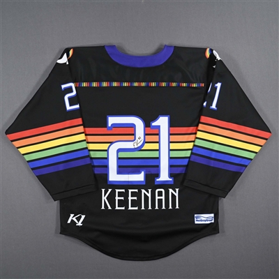 Emma Keenan - Game-Worn Autographed Pride Jersey - Worn February 26, 2023 vs. Metropolitan Riveters