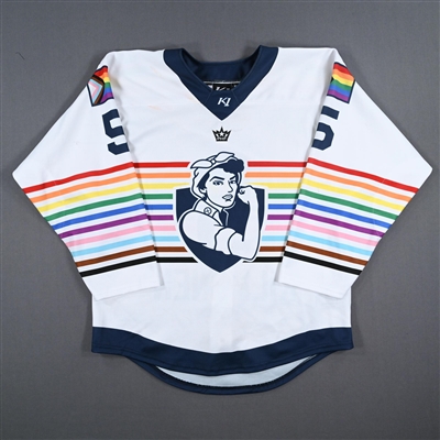 Anna Kilponen - Game-Worn Autographed Pride Jersey - Worn March 10-11, 2023 vs. Buffalo Beauts