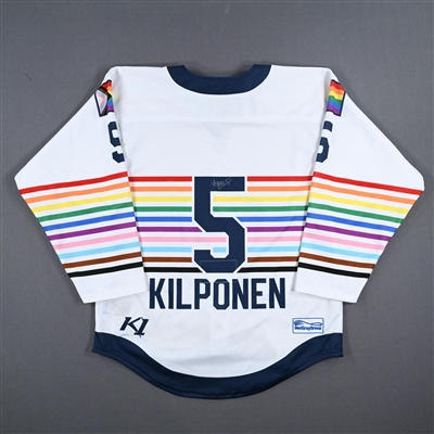 Anna Kilponen - Game-Worn Autographed Pride Jersey - Worn March 10-11, 2023 vs. Buffalo Beauts