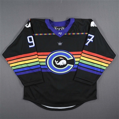 Caitrin Lonergan - Game-Worn Autographed Pride Jersey - Worn February 26, 2023 vs. Metropolitan Riveters