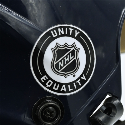 Connor McDavid - Edmonton Oilers - Navy, CCM Helmet w/ Oakley Shield - Worn February 27, 2021 - Photo-Matched