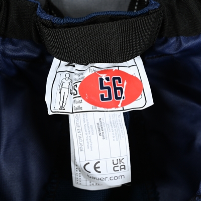 Erik Gustafsson - Bauer Pants Shell - Worn in Stadium Series and on February 21, 2023
