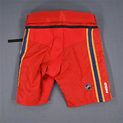 Alexander Holtz - Game-Worn Red Reverse Retro CCM Pants Shell  - 2022-23 NHL Season