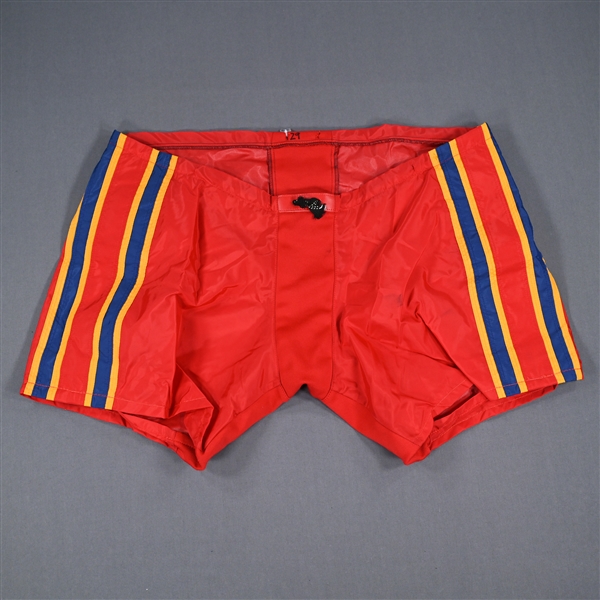 MacKenzie Blackwood - Game-Issued Red Reverse Retro Pants Shell - Back-Up Only - 2022-23 NHL Season