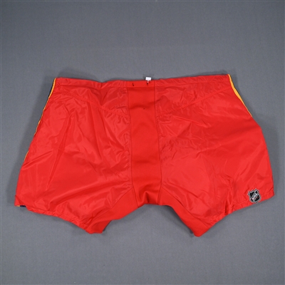 MacKenzie Blackwood - Game-Issued Red Reverse Retro Pants Shell - Back-Up Only - 2022-23 NHL Season