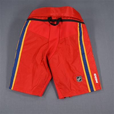 Nikita Okhotiuk - Game-Worn Red Reverse Retro CCM Pants Shell  - 2022-23 NHL Season