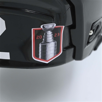 Brendan Smith - Game-Worn  Black, Bauer Helmet w/ Oakley Shield - 2022-23 NHL Regular Season and 2023 Stanley Cup Playoffs