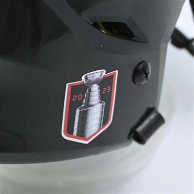 Dougie Hamilton - Game-Worn  Black, Bauer Helmet w/ Bauer Shield - 2022-23 NHL Regular Season and 2023 Stanley Cup Playoffs