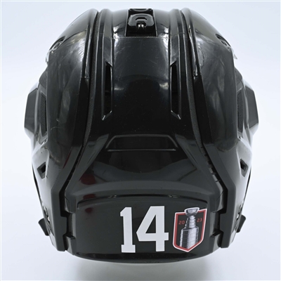 Nathan Bastian - Game-Worn  Black, Bauer Helmet w/ Bauer Shield - 2022-23 NHL Regular Season and 2023 Stanley Cup Playoffs