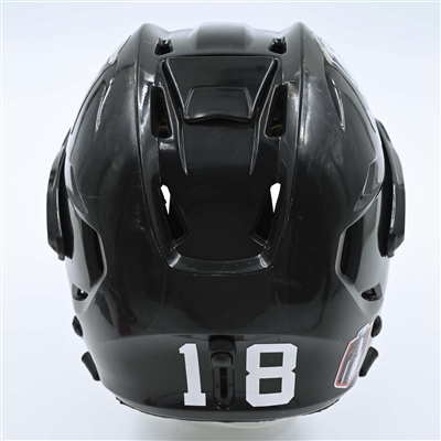 Ondrej Palat - Game-Worn  Black, Bauer Helmet w/ Bauer Shield - 2022-23 NHL Regular Season and 2023 Stanley Cup Playoffs