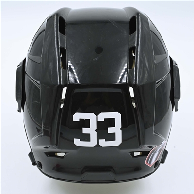 Ryan Graves - Game-Worn  Black, CCM Helmet w/ Bauer Shield - 2022-23 NHL Regular Season and 2023 Stanley Cup Playoffs