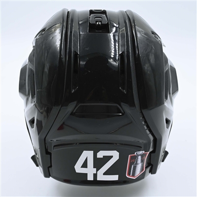 Curtis Lazar - Game-Worn  Black, Bauer Helmet w/ Bauer Shield - 2022-23 NHL Regular Season and 2023 Stanley Cup Playoffs