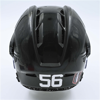 Erik Haula - Game-Worn  Black, CCM Helmet w/ Oakley Shield - 2022-23 NHL Regular Season and 2023 Stanley Cup Playoffs