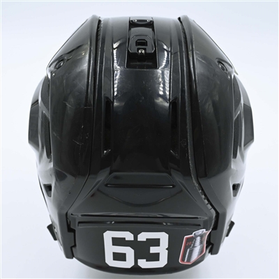 Jesper Bratt - Game-Worn  Black, Bauer Helmet w/ Bauer Shield - 2022-23 NHL Regular Season and 2023 Stanley Cup Playoffs