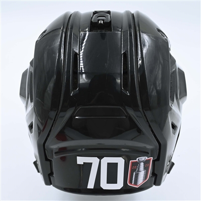 Jesper Boqvist - Game-Worn  Black, Bauer Helmet w/ Oakley Shield - 2022-23 NHL Regular Season and 2023 Stanley Cup Playoffs