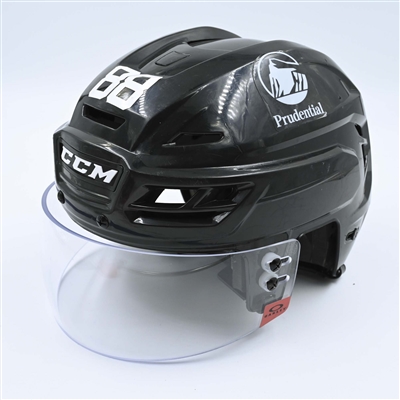 Kevin Bahl - Game-Worn  Black, CCM Helmet w/ Oakley Shield - 2022-23 NHL Regular Season and 2023 Stanley Cup Playoffs