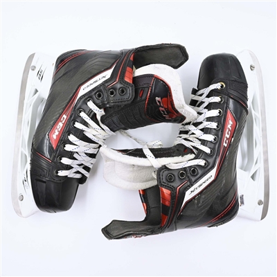 Connor McDavid - Edmonton Oilers - CCM JetSpeed Skates - 100th Career Goal - November 17, 2018 - November 23, 2018 - Photo-Matched to 3 Games