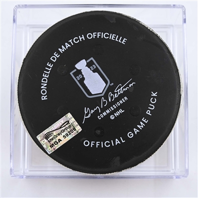 Seattle Kraken - Game Puck - May 7, 2023 vs. Dallas Stars - 2023 Stanley Cup Playoffs - Round 2, Game 3 - 1st Period (Kraken Logo)