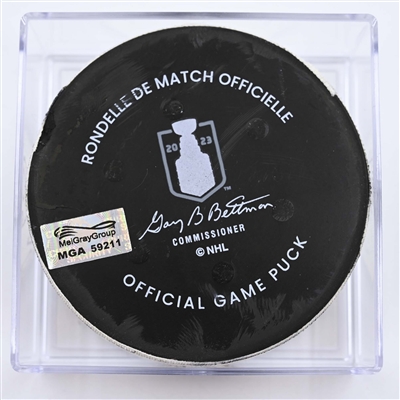 Seattle Kraken - Game Puck - May 7, 2023 vs. Dallas Stars - 2023 Stanley Cup Playoffs - Round 2, Game 3 - 1st Period (Kraken Logo)