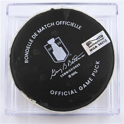 Seattle Kraken - Game Puck - May 7, 2023 vs. Dallas Stars - 2023 Stanley Cup Playoffs - Round 2, Game 3 - 2nd Period (Kraken Logo)