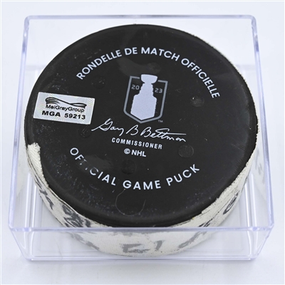 Seattle Kraken - Game Puck - May 9, 2023 vs. Dallas Stars - 2023 Stanley Cup Playoffs - Round 2, Game 4 - 1st Period (Kraken Logo)