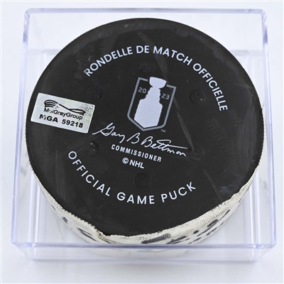 Seattle Kraken - Game Puck - May 13, 2023 vs. Dallas Stars - 2023 Stanley Cup Playoffs - Round 2, Game 6 - 3rd Period (Kraken Logo)