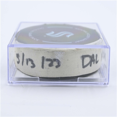 Seattle Kraken - Game Puck - May 13, 2023 vs. Dallas Stars - 2023 Stanley Cup Playoffs - Round 2, Game 6 - 3rd Period (Kraken Logo)