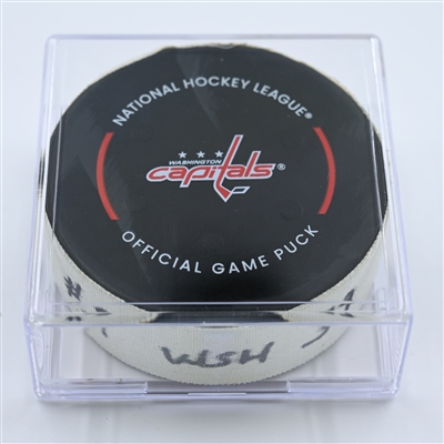 Anthony Mantha - Washington Capitals - Goal Puck - November 5, 2022 vs. Arizona Coyotes (Capitals Logo)  - 2022-23 NHL Season