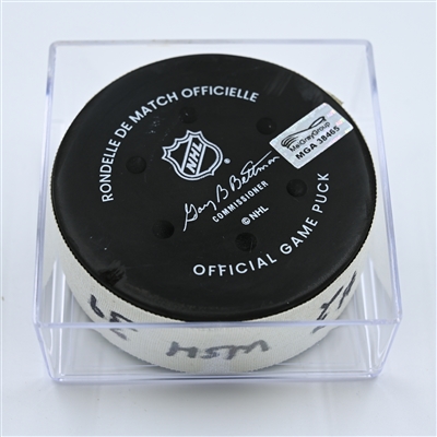 Anthony Mantha - Washington Capitals - Goal Puck - November 5, 2022 vs. Arizona Coyotes (Capitals Logo)  - 2022-23 NHL Season