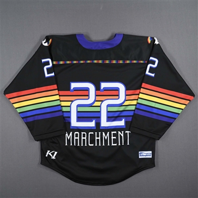 Kennedy Marchment - Game-Worn Autographed Pride Jersey w/A - Worn February 26, 2023 vs. Metropolitan Riveters