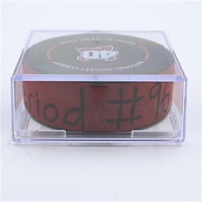 Timo Meier - New Jersey Devils - Goal Puck - May 7, 2023 vs. Carolina Hurricanes - 2023 Stanley Cup Playoffs - Round 2, Game 3 (Devils' 40th Anniversary Logo) 