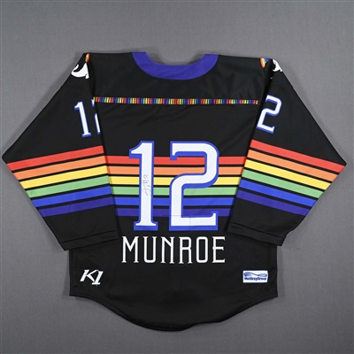 Allie Munroe - Game-Worn Autographed Pride Jersey - Worn February 26, 2023 vs. Metropolitan Riveters