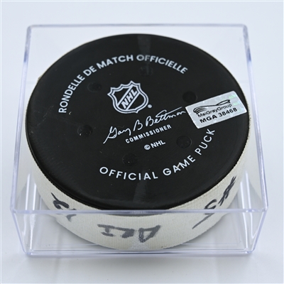 Nick Ritchie - Arizona Coyotes - Goal Puck - November 5, 2022 vs. Washington Capitals (Capitals Logo)  - 2022-23 NHL Season