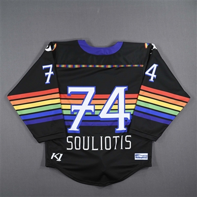 Mallory Souliotis - Game-Worn Autographed Pride Jersey