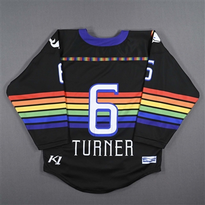 Shannon Turner - Geme-Worn Autographed Pride Jersey w/C - Worn February 26, 2023 vs. Metropolitan Riveters - Final Home Game