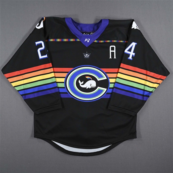 Janine Weber - Game-Worn Autographed Pride Jersey w/A - Worn February 26, 2023 vs. Metropolitan Riveters