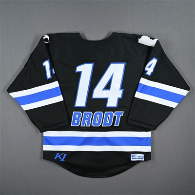 Sydney Brodt - Minnesota Whitecaps - Game-Worn Black Set 1 Jersey w/C