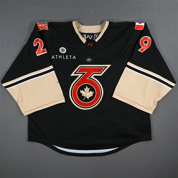 Elaine Chuli - Toronto Six - Game-Worn Black Set 1 Jersey