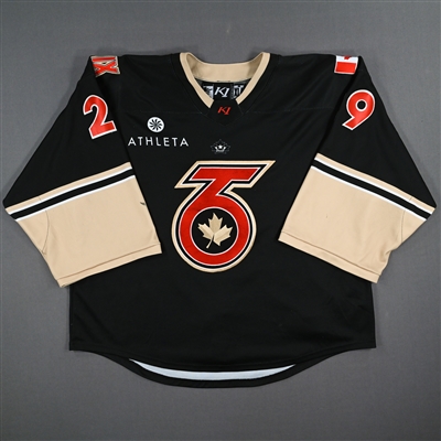 Elaine Chuli - Toronto Six - Game-Worn Black Set 1 Jersey