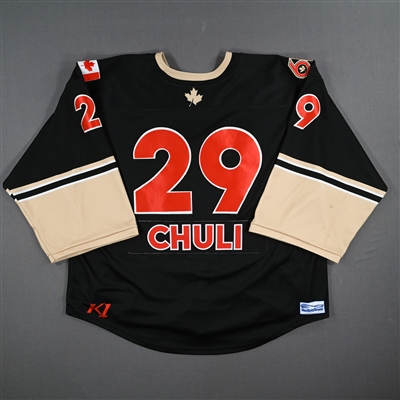 Elaine Chuli - Toronto Six - Game-Worn Black Set 1 Jersey