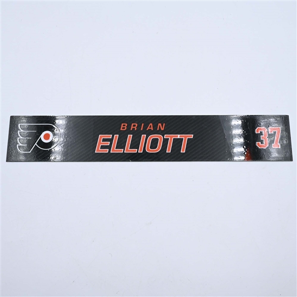 Brian Elliot - Philadelphia Flyers - Locker Room Nameplate - 2019-20 NHL Season