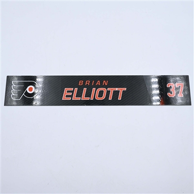 Brian Elliot - Philadelphia Flyers - Locker Room Nameplate - 2019-20 NHL Season