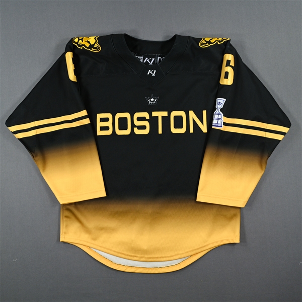Kali Flanagan - Boston Pride - Game-Worn Black Set 2 Jersey / Playoffs