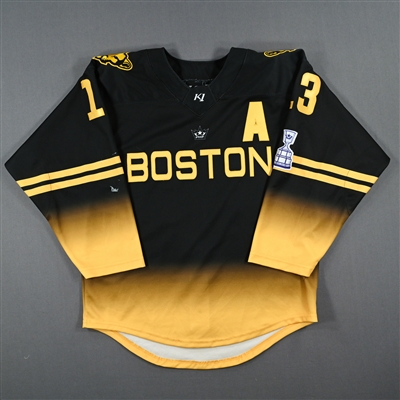 Kaleigh Fratkin - Boston Pride - Game-Worn Black Set 2 Jersey / Playoffs w/A
