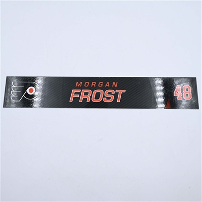 Morgan Frost - Philadelphia Flyers - Locker Room Nameplate - 2019-20 NHL Season