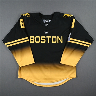 Elizabeth Giguere - Boston Pride - Game-Worn Black Set 2 Jersey / Playoffs